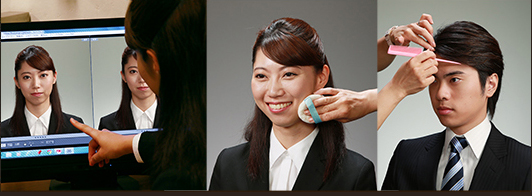 ヘアメイク付 就活用写真